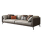 Standard Square Arm Loveseat Grey Loose Back Leather Bench Seating Clearhalo 'furn' 'furn_sofas' 'Furniture' 'furniture_sofas' 'kitchen' 'kitchen_sofas' 'Living Room Furniture' 'Sofa' 'sofas' 1200x1200_5ad85fe7-c072-44e6-a42c-1f935c678281