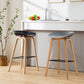 Scandinavia Style Bar-stool Wooden Legs PP Bucket Seat for Restaurant Bar Clearhalo 'Bar Furniture' 'Bar Stools' 'bar_stools' 'furn' 'furn_bar_stools' 'furniture_bar_stools' 'Kitchen & Dining Furniture' 'kitchen&dining_furn' 'kitchen' 'kitchen_furn' Furniture' 1200x1200_5ad93aef-41a8-4535-a977-fc36ba9451df