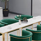 Mesa moderna con altura de barra, mesa de Bar con tapa de mármol sintético para sala de estar