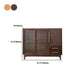 Pine Solid Wood Sideboard Contemporary Sliding Door Dining Server Clearhalo 'buffet_sideboard' 'Buffets & Sideboards' 'furn' 'furn_buffet_sideboard' 'Furniture' 'Kitchen & Dining Furniture' 1200x1200_5adac282-cee6-4d1b-92ec-18b1f68bdc7e