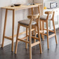 Modern Style Bistro Bar Table Rectangle Solid Wood Bar Table with Footrest Clearhalo 'Bar Furniture' 'Bar Tables' 'bar_tables' 'furn' 'furn_bar_tables' 'Furniture' 'Kitchen & Dining Furniture' 1200x1200_5adae5a0-f83b-4503-9cfd-add2094f8ee1
