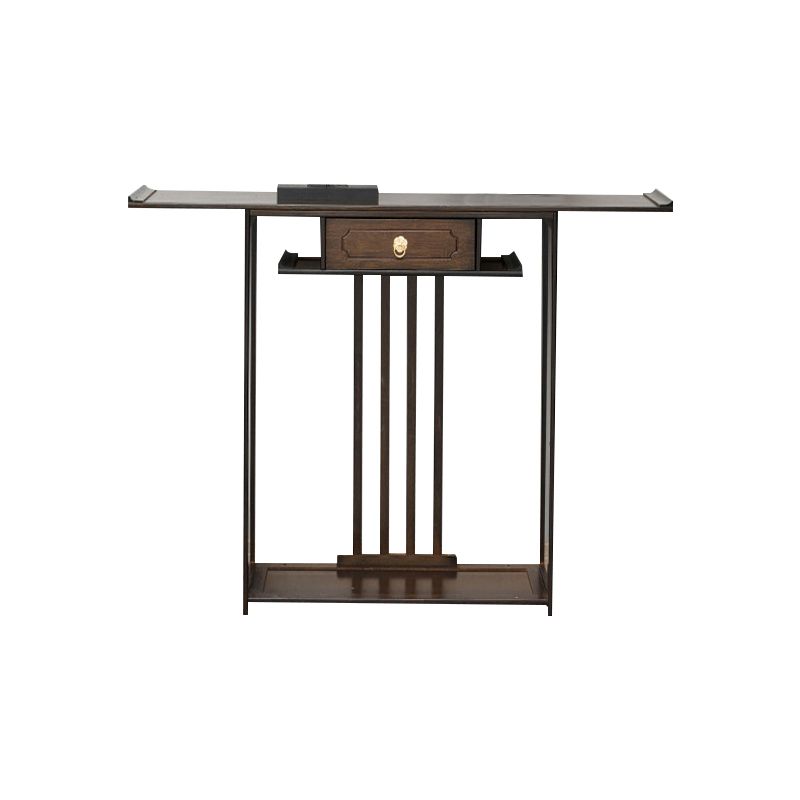 Tabella della console moderna di 31 "H Mid-secolo Tabella del singolo cassetto