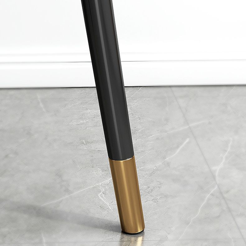 Glam Metal Dining Arm Chair Open Back Single Dining Side Chair for Restaurant Clearhalo ' kitchen&dining_furn' 'Dining Chairs' 'Dining Tables & Seating' 'dining_chair' 'furn' 'furn_dining_chair' 'Furniture' 'furniture_dining_chair' 'Kitchen & Dining Furniture' 'kitchen' 1200x1200_5adec17b-f942-4170-b120-e4ba7f914dc7