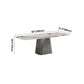 Metal Traditional Luxury Rectangle Table Sintered Stone Indoor Table with Grey Pedestal Clearhalo ' dining_table' 'Dining Tables & Seating' 'Dining Tables' 'furn' 'furn_dining_table' 'Furniture' 'furniture_dining_table' 'Kitchen & Dining Furniture' 'kitchen&dining_furn' 'kitchen' 'kitchen_dining_table' 1200x1200_5adf8226-b424-4be6-a47c-35fda77da4ed