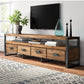 Industrial Wood TV Stand Console Open Storage TV Media Stand with Drawers for Living Room Clearhalo 'furn' 'furn_tv_stands_entertainment_centers' 'Furniture' 'Living Room Furniture' 'TV Stands & Entertainment Centers' 'TV Stands & Media Storage Furniture' 'tv_stands_entertainment_centers' 1200x1200_5ae1dd0e-ddc4-4f2b-b1a1-584a3179485f