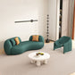 Green Sofa Stationary Water Resistant Seating for Living Room