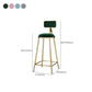 Industrial Armless Dining Stools Round Bar Stools with Metal Base Clearhalo 'Bar Furniture' 'Bar Stools' 'bar_stools' 'furn' 'furn_bar_stools' 'Furniture' 'Kitchen & Dining Furniture' 1200x1200_5ae20601-2142-4980-bc00-cbb11681981d