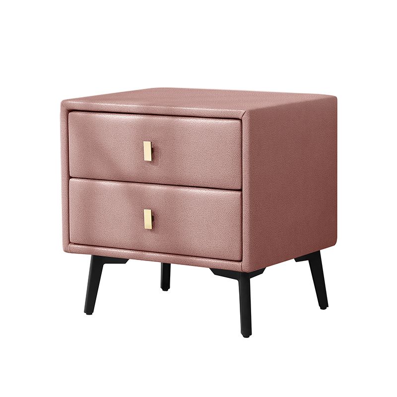 Table de nuit en bois artificiel 2 tiroirs table de nuit pour chambre à coucher