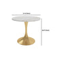Glam Sintered Stone Dining Table Set Round 1/3/4/5 Pieces Dining Set for Home Use Clearhalo 'Dining Room Sets' 'Dining Tables & Seating' 'dining_room_set' 'furn' 'furn_dining_room_set' 'Furniture' 'Kitchen & Dining Furniture' 1200x1200_5ae3c216-ec1c-4aee-b049-8f50de3af5ca
