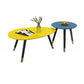 Ensemble de table basse contemporaine sans table basse en bois à 3 pieds pénibles