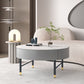 Modern Round Nesting Coffee Table Set Frame Coffee Table with Storage Clearhalo 'Coffee & Accent Tables' 'Coffee Tables' 'coffee_tables' 'furn' 'furn_coffee_tables' 'Furniture' 'Living Room Furniture' 1200x1200_5ae4e16f-4f8d-460a-a3c6-81346393bb6d