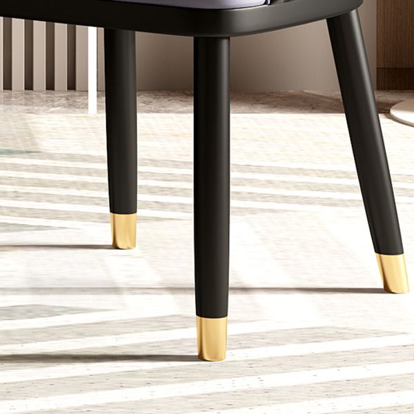 Modern Style Arm Chair Leather Open Back Indoor Dining Chair Clearhalo 'Dining Chairs' 'Dining Tables & Seating' 'dining_chair' 'furn' 'furn_dining_chair' 'Furniture' 'furniture_dining_chair' 'Kitchen & Dining Furniture' 1200x1200_5ae5231f-ae6d-4f5c-8c23-bfd0cc770ce8