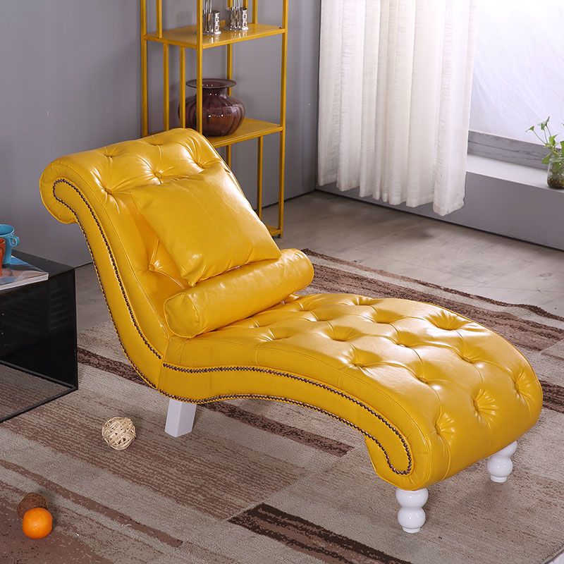 Scandinavian Upholstered Chaise Lounge Couch Armless Chaise Lounge Chair Clearhalo 'Chairs & Seating' 'Chaise Lounge' 'chaise_lounge' 'furn' 'furn_chaise_lounge' 'Furniture' 'Living Room Furniture' 1200x1200_5ae5241d-1bd7-45dd-bc9b-53946c7555a9