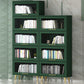 Modern Engineered Wood Bookcase, Door Bookshelf for Any Room, 12" W