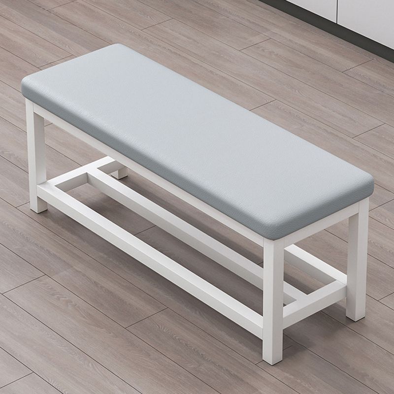Contemporary Upholstered Bench Rectangle 14"Wide Bench with Shelves Clearhalo 'Benches' 'Chairs & Seating' 'furn' 'furn_benches' 'Furniture' 'Living Room Furniture' 1200x1200_5ae8272b-ac45-4281-a2ab-6477319ac895