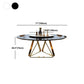 Stone Top Dining Table Traditional Luxury Table with Gold Pedestal Base Clearhalo 'Dining Tables & Seating' 'Dining Tables' 'dining_table' 'furn' 'furn_dining_table' 'Furniture' 'furniture_dining_table' 'Kitchen & Dining Furniture' 'kitchen' 'kitchen_dining_table' 1200x1200_5aeb6f78-f718-4925-ba50-80bf1298d156