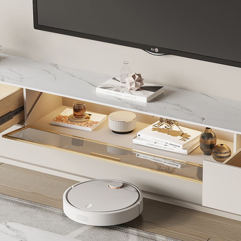 Modern Wall Mount TV Stand 2 Drawers Wooden TV Console for Living Room Clearhalo 'furn' 'furn_tv_stands_entertainment_centers' 'Furniture' 'Living Room Furniture' 'TV Stands & Entertainment Centers' 'TV Stands & Media Storage Furniture' 'tv_stands_entertainment_centers' 1200x1200_5aebbc0f-b054-4f9f-afb2-10c1a2bd57c2