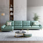 70" Wide Contemporary Sectional Sofa Leather Modular Sectional Clearhalo 'furn' 'furn_sectionals' 'Furniture' 'Living Room Furniture' 'Sectionals' 1200x1200_5aec4b6f-5268-4c04-97b6-2e848884e956