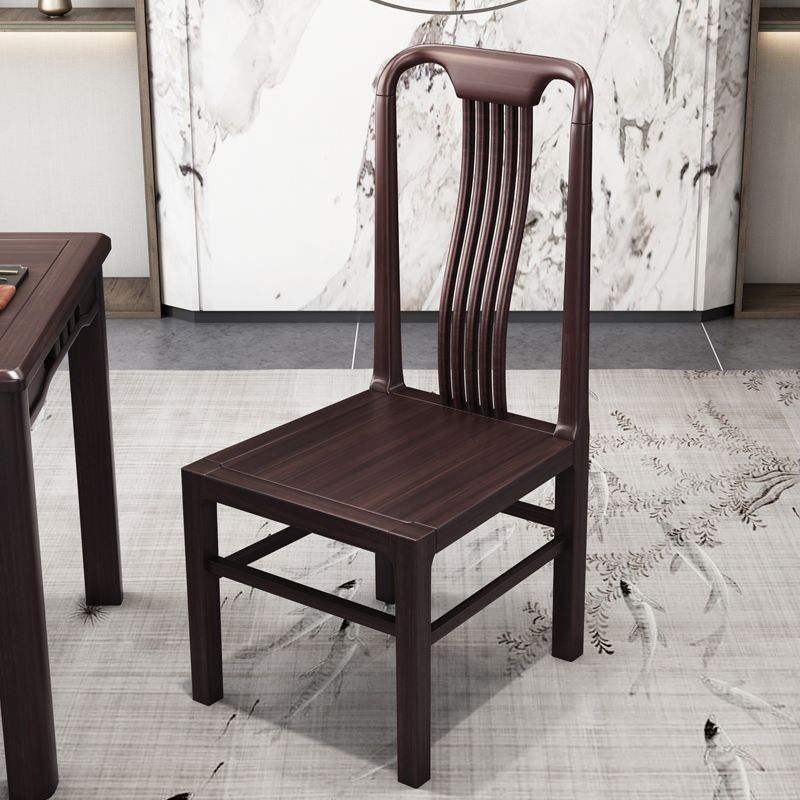 Traditional 19'' Wide Wood Dining Side Chair Slat Back Chair for Home Use Clearhalo ' kitchen&dining_furn' 'Dining Chairs' 'Dining Tables & Seating' 'dining_chair' 'furn' 'furn_dining_chair' 'Furniture' 'furniture_dining_chair' 'Kitchen & Dining Furniture' 'kitchen' 1200x1200_5aec50dd-2d75-481e-b1d7-4f879ccacb94