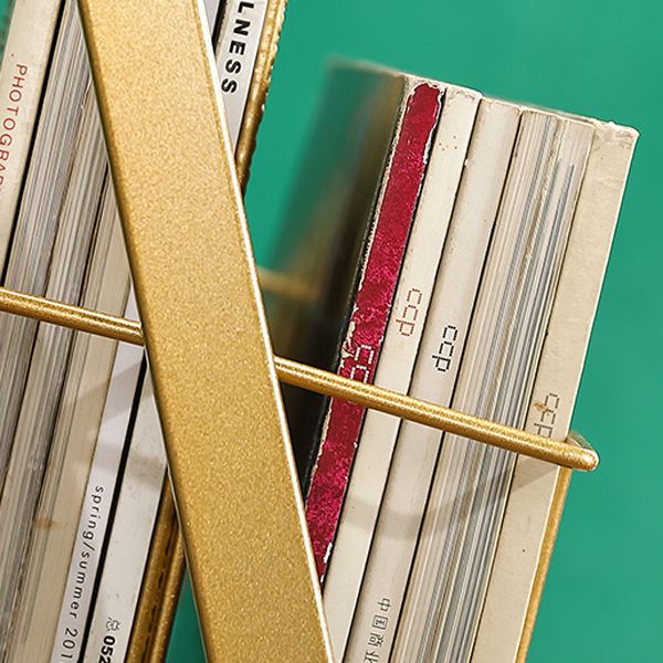 Scandinavian Metal Etagere Bookshelf Iron Open Vertical Bookshelf Clearhalo 'Bookcases' 'furn' 'furn_bookcases' 'Furniture' 'furniture_bookcases' 'kitchen' 'kitchen_bookcases' 'Living Room Furniture' 'Office Furniture' 1200x1200_5aedfda2-49f6-4bb0-884e-8c0de59ea8f8