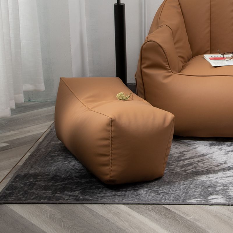 Contemporary Faux Leather Pillow Top Arm Sofa Sewn Pillow Back Sofa for Apartment Clearhalo 'furn' 'furn_sofas' 'Furniture' 'furniture_sofas' 'kitchen' 'kitchen_sofas' 'Living Room Furniture' 'Sofa' 'sofas' 1200x1200_5aef92f3-09b5-4997-9eed-077e50512feb