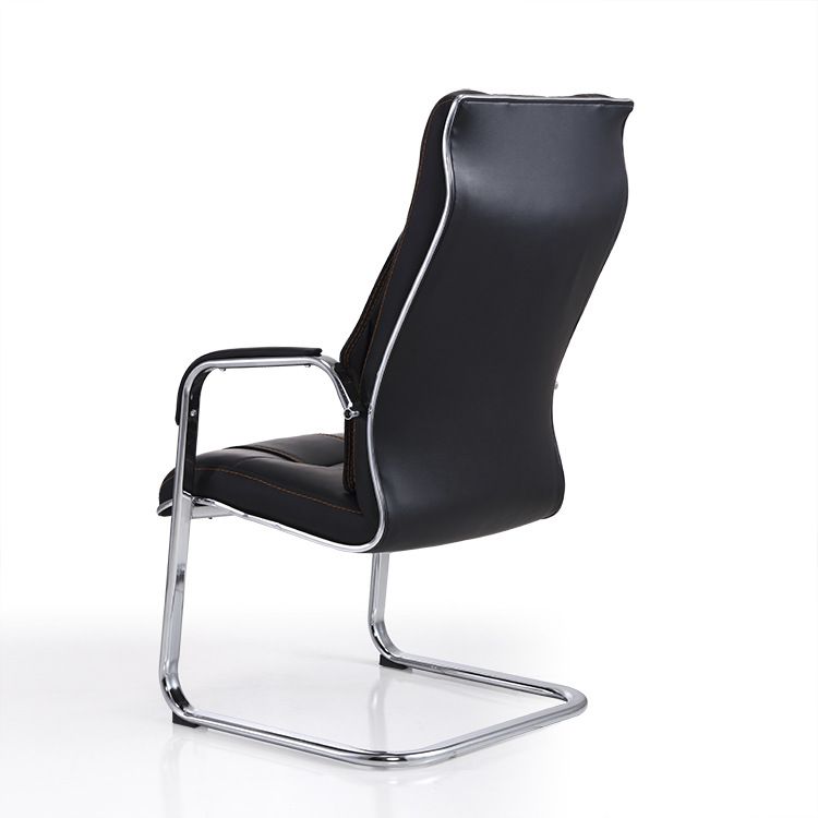 Faux Leather Task Chair Modern High Back Office Chair with Fixed Arms Clearhalo 'furn' 'furn_office_chair' 'Furniture' 'furniture_office_chair' 'Office Chairs' 'Office Furniture' 'office_chair' 1200x1200_5aef982e-69ce-4dec-a8cb-f2565aade98b