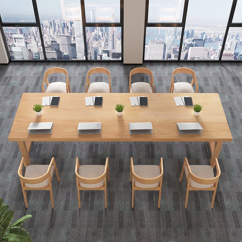 Rectangular Shaped Office Laptop Table Solid Wood in Natural Clearhalo 'furn' 'furn_office_desk' 'Furniture' 'Office Desks' 'Office Furniture' 'office_desk' 1200x1200_5af13c92-761d-4b23-9dc4-a4c6308723ee