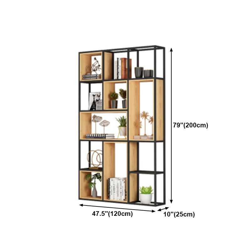 Open Etagere Bookcase Modern Style Shelf Bookcase with Shelves Clearhalo 'Bookcases' 'Furniture' 'furniture_bookcases' 'kitchen' 'kitchen_bookcases' 'Living Room Furniture' 'Office Furniture' 1200x1200_5af19876-0a21-45f0-a1b7-1d7948eef834