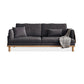 Velvet Sofa 35 "W Recessed Arm Sofa with Storage for Living Room Clearhalo 'furn' 'furn_sofas' 'Furniture' 'furniture_sofas' 'kitchen' 'kitchen_sofas' 'Living Room Furniture' 'Sofa' 'sofas' 1200x1200_5af79d88-01ec-4f1c-a5f0-2fe3645e95c6