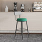 Scandinavian Matte Finish Velvet Counter Stool Footrest Coffee Shop Barstool Clearhalo 'Bar Furniture' 'Bar Stools' 'bar_stools' 'Furniture' 'furniture_bar_stools' 'Kitchen & Dining Furniture' 1200x1200_5af82536-b477-41b8-a403-c5c4bb3ce319