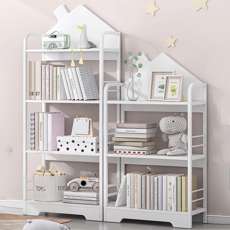 Estantería escandinava de metal abierto de 9.4 "estantería de casa de ancho