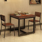 Solid Wood Industrial Dining Table Brown Square Table with Trestle Base for Dinning Room Clearhalo ' dining_table' 'Dining Tables & Seating' 'Dining Tables' 'furn' 'furn_dining_table' 'Furniture' 'furniture_dining_table' 'Kitchen & Dining Furniture' 'kitchen&dining_furn' 'kitchen' 'kitchen_dining_table' 1200x1200_5afafb1d-c212-4e4f-ab0c-6e139e5abd88