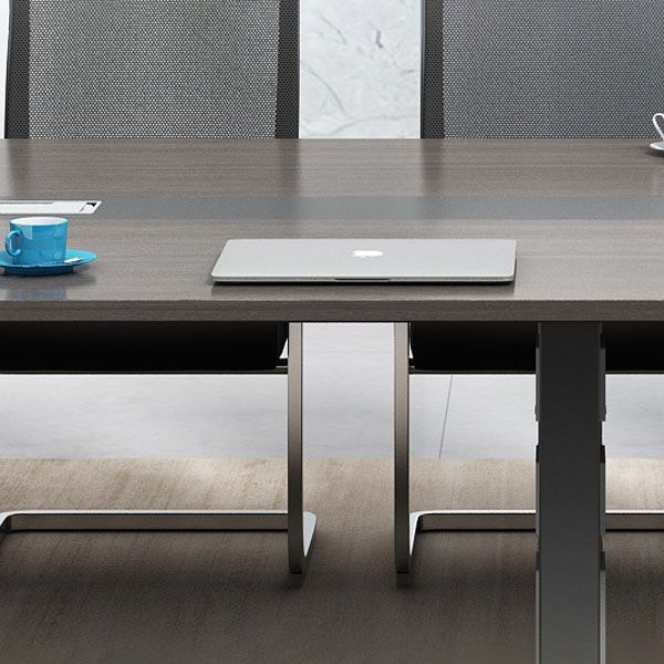 Contemporary Office Desk with Cable Management Black Manufactured Wood Rectangular Desk Clearhalo 'furn' 'furn_office_desk' 'Furniture' 'Office Desks' 'Office Furniture' 'office_desk' 1200x1200_5afcf3ff-35ab-4ec2-bffa-a62799ffabac