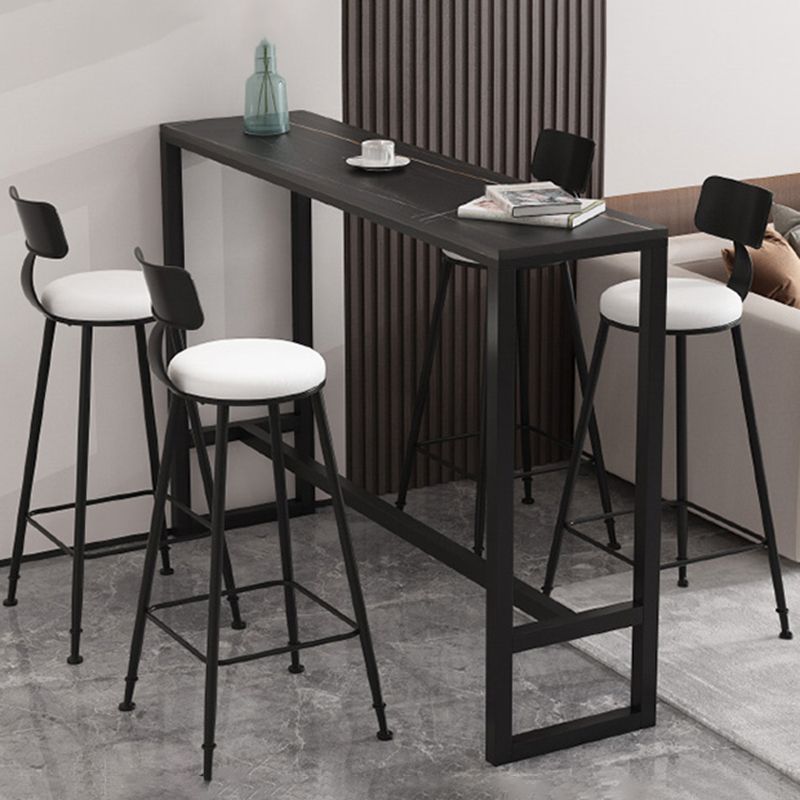 Modern Style 2/3/5 Pieces Stone Rectangular Bar Table Set for Living Room