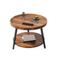 Nordic Round Coffee Table Tea/Black/White Cocktail Table for Living Room Clearhalo 'Coffee & Accent Tables' 'Coffee Tables' 'coffee_tables' 'furn' 'furn_coffee_tables' 'Furniture' 'Living Room Furniture' 1200x1200_5afddec1-27bf-4409-8389-d9d8f9909a9f