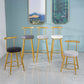 Modern Armless Backrest Counter Stool Iron Bedroom Bar Stool with Cushion Clearhalo 'Bar Furniture' 'Bar Stools' 'bar_stools' 'furn' 'furn_bar_stools' 'furniture_bar_stools' 'Kitchen & Dining Furniture' 'kitchen&dining_furn' 'kitchen' 'kitchen_furn' Furniture' 1200x1200_5b0428ee-9076-4777-85cb-58024b81fc73