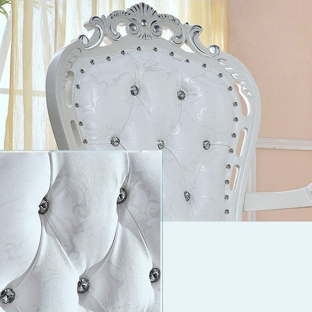 Victorian Style Solid Wood Dining Room Armchair King Louis Back Side Chair for Home Use Clearhalo ' kitchen&dining_furn' 'Dining Chairs' 'Dining Tables & Seating' 'dining_chair' 'furn' 'furn_dining_chair' 'Furniture' 'furniture_dining_chair' 'Kitchen & Dining Furniture' 'kitchen' 1200x1200_5b06a38b-e127-4772-b540-e81f59fd4d37