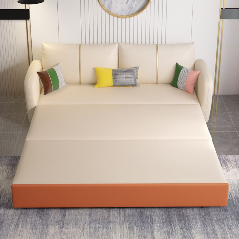 Moderno divano del divano da letto resistente alla pelle in pelle quadrata quadrata