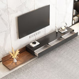 3 - Drawers TV Media Console, 63 "/ 79" Console TV moderne avec stockage coulissant