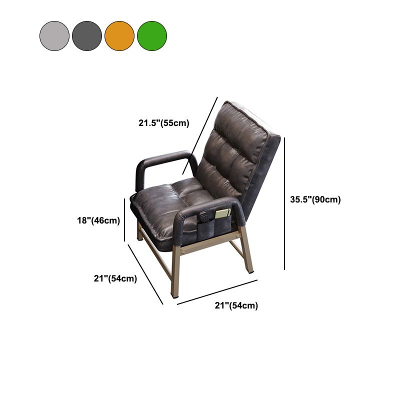 Silla ergonómica de escritorio en medio trasero silla de mano acolchada para la oficina en casa