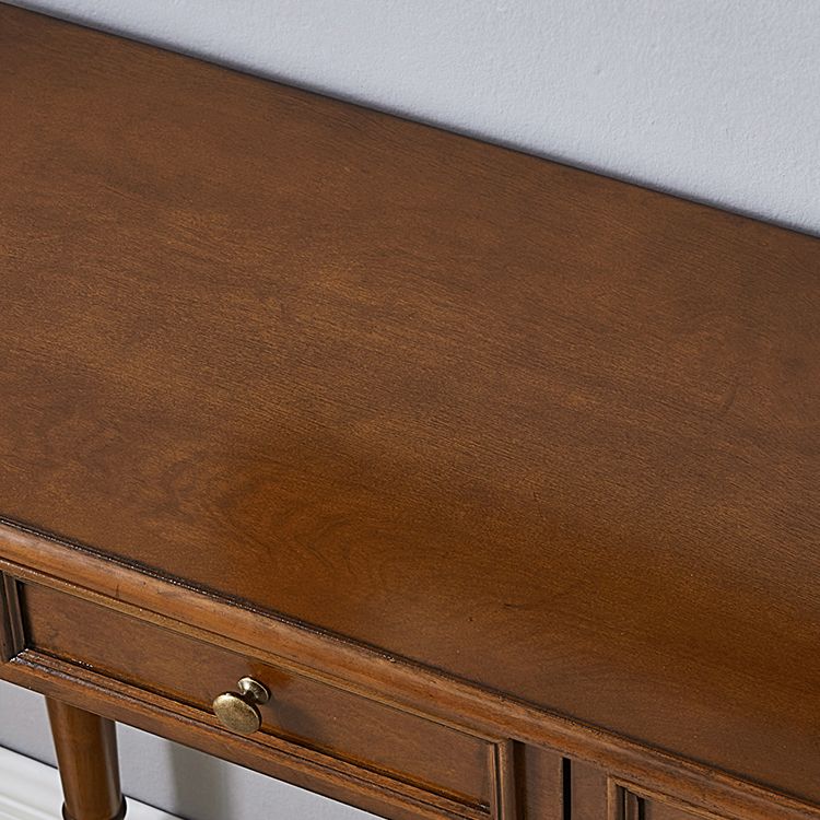 Tavolo da console rettangolare moderna tavolo di divano console in legno per casa