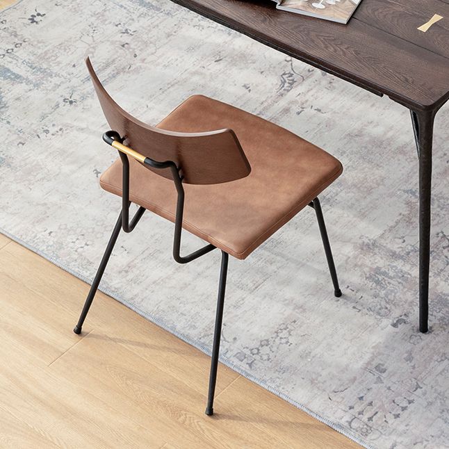 Industrial Dining Room Set with Rectangle Table and Metal Base Dining Set for Home Use Clearhalo 'Dining Room Sets' 'Dining Tables & Seating' 'dining_room_set' 'furn' 'furn_dining_room_set' 'Furniture' 'furniture_dining_room_set' 'Kitchen & Dining Furniture' 'kitchen&dining_furn' 'kitchen' 1200x1200_5b10f6a3-c3e3-423c-9567-eeb7f9424a41