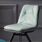 Contemporary Style Upholstered Dining Side Chair with Metal Base