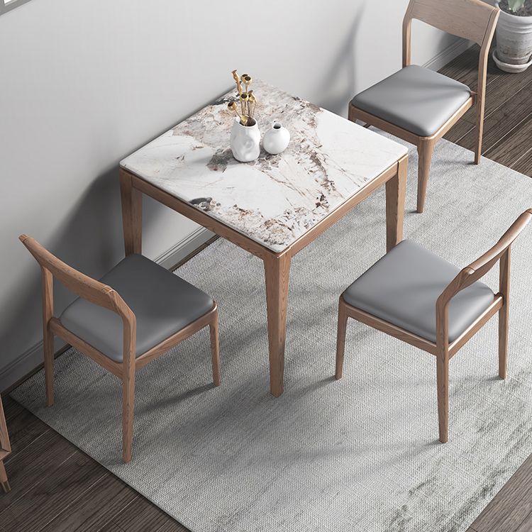 Industrial Style Square Dining Table Stone 4 Legs Dining Site Table for Dining Room Clearhalo ' dining_table' 'Dining Tables & Seating' 'Dining Tables' 'furn' 'furn_dining_table' 'Furniture' 'furniture_dining_table' 'Kitchen & Dining Furniture' 'kitchen&dining_furn' 'kitchen' 'kitchen_dining_table' 1200x1200_5b118f97-e96f-458f-9a60-891eae71226e