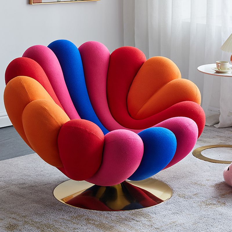 Camouflage Chair Round Base Style Lounge Accent Chair for Living Room Clearhalo 'Accent Chairs' 'accent_chairs' 'Chairs & Seating' 'furn' 'furn_accent_chairs' 'Furniture' 'Living Room Furniture' 1200x1200_5b1383c1-58c6-45ec-a6ea-91b7f9f5aaa0