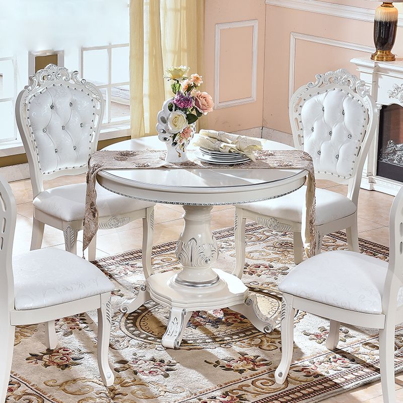 Victorian Upholstered Home Side Chair King Louis Back Matte Finish Dining Chair (Set of 2) Clearhalo ' kitchen&dining_furn' 'Dining Chairs' 'Dining Tables & Seating' 'dining_chair' 'furn' 'furn_dining_chair' 'Furniture' 'furniture_dining_chair' 'Kitchen & Dining Furniture' 'kitchen' 1200x1200_5b15fc6d-2a5d-4261-ae66-da621e2e2bc9