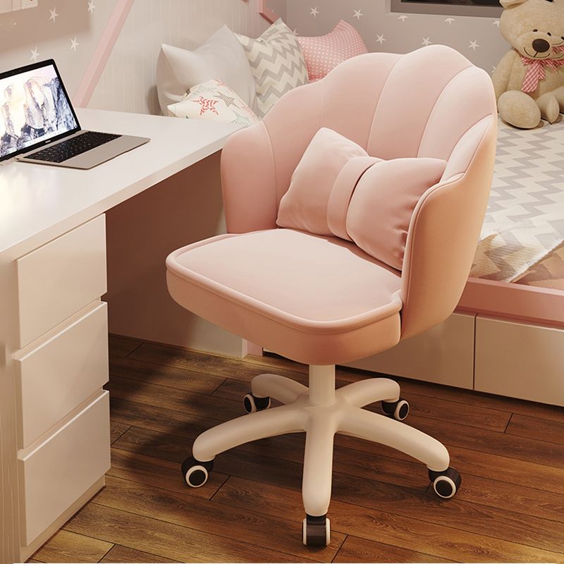 Faux Leather Desk Chair Contemporary Pillow Included Office Chair with Wheels Clearhalo 'furn' 'furn_office_chair' 'Furniture' 'furniture_office_chair' 'Office Chairs' 'Office Furniture' 'office_chair' 1200x1200_5b18fb69-f6ca-47b0-a387-75144fa3aba6