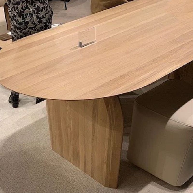 Tavolo da pranzo in stile contemporaneo tavolo naturale in legno per casa cucina