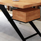 Industrial Natural Rectangular Executive Desk Home Office Desk with Metal Legs Clearhalo 'furn' 'furn_office_desk' 'Furniture' 'Office Desks' 'Office Furniture' 'office_desk' 1200x1200_5b1e5608-bd51-4b8d-9dd8-1179aae2cbe1