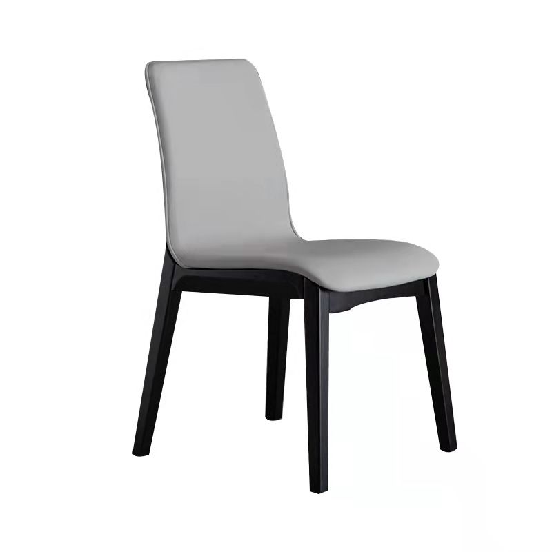 Upholstered Industrial Living Room Side Chair Matte Finish Solid Back Dining Chair (Set of 2) Clearhalo ' kitchen&dining_furn' 'Dining Chairs' 'Dining Tables & Seating' 'dining_chair' 'furn' 'furn_dining_chair' 'Furniture' 'furniture_dining_chair' 'Kitchen & Dining Furniture' 'kitchen' 1200x1200_5b1fe603-fe14-44c8-b4a7-5e2907e670a0